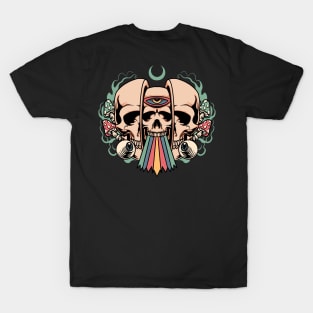 trippy skulls T-Shirt